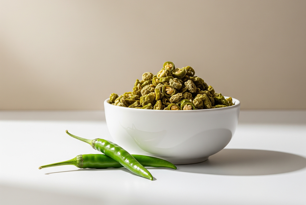 Dehydrated Green Chilli Slices