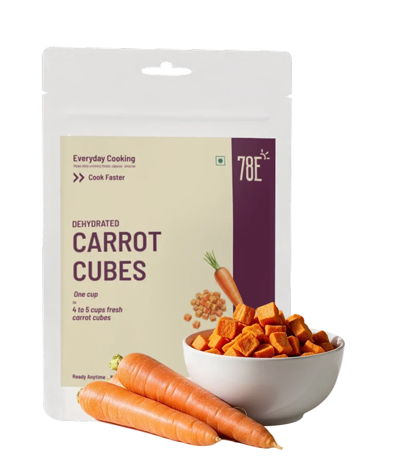 Dehydrated Carrot Cubes